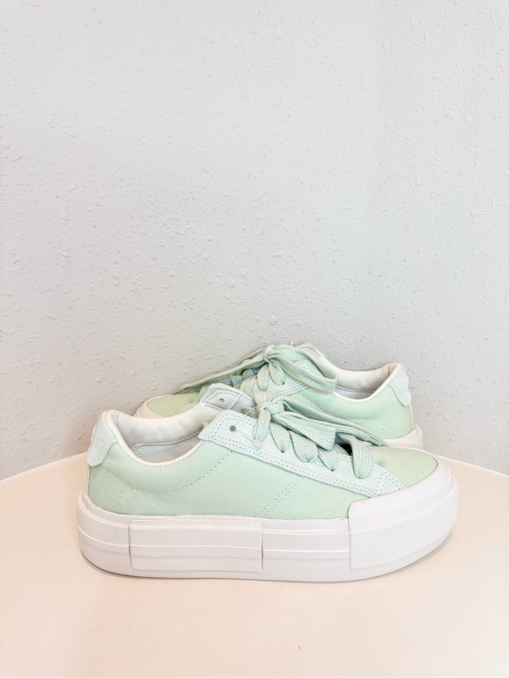 Converse Cruise Mint Green Low Top Platform Unisex Sneakers W 9 M 7.5 NEW - Picture 9 of 16